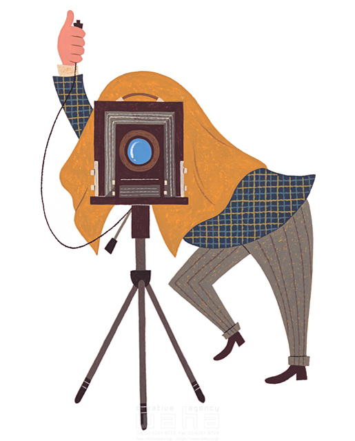 人物 職業 プレゼント 記念日 男性 働く カメラマン フォトグラファー 記念撮影 写す 三脚 カメラ 覗く チーズ シャッターチャンス レンズ スイッ イラスト作品紹介 イラスト 写真のストックフォトwaha ワーハ カンプデータは無料
