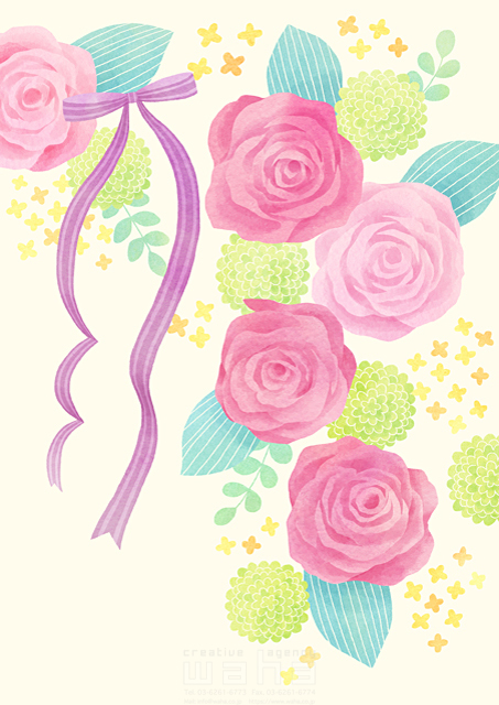 プレゼント 花束 バラ リボン イラスト作品紹介 イラスト 写真のストックフォトwaha ワーハ カンプデータは無料