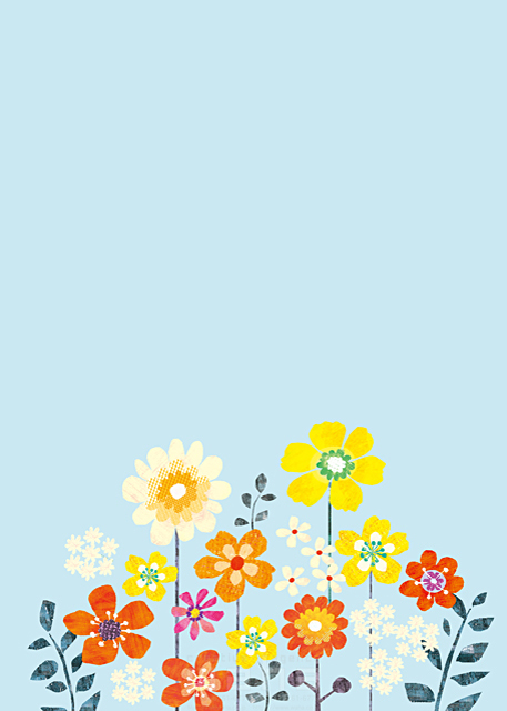 イラスト＆写真のストックフォトwaha（ワーハ）　植物、花、野花、春　上原 ユミ　18-6335b