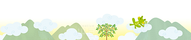 イメージ シンボリック 雲 リラックス 木 エコロジー カエル 山並み 風景 イラスト作品紹介 イラスト 写真のストックフォトwaha ワーハ カンプデータは無料