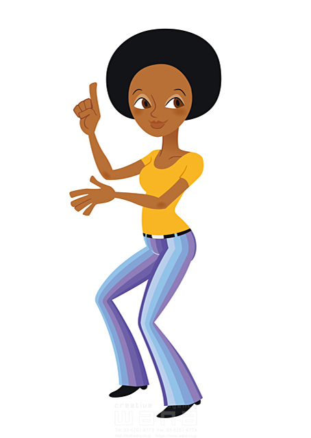 人 人物 大人 女性 外国人 黒人 アフロ 欧米 ダンス ダンサー ジーンズ イラスト作品紹介 イラスト 写真のストックフォトwaha ワーハ カンプデータは無料