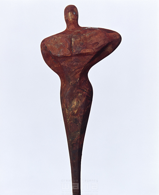 イラスト＆写真のストックフォトwaha（ワーハ）　立体、CG、人、人物イメージ、男性、筋肉、彫刻、抽象　原 つよし　2-0271b