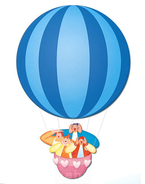 家族 親子 メッセージボード 気球 イラスト作品紹介 イラスト 写真のストックフォトwaha ワーハ カンプデータは無料