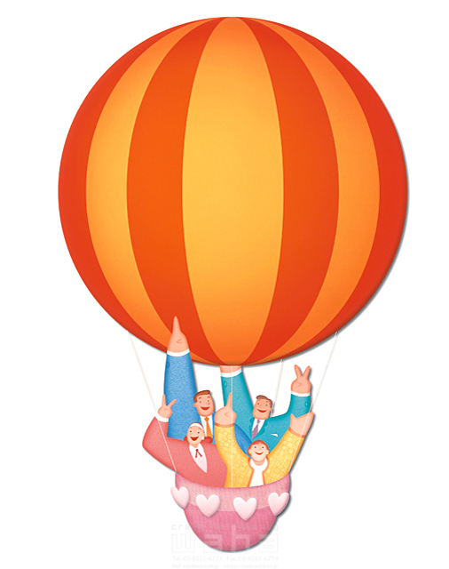 家族 親子 メッセージボード 気球 イラスト作品紹介 イラスト 写真のストックフォトwaha ワーハ カンプデータは無料