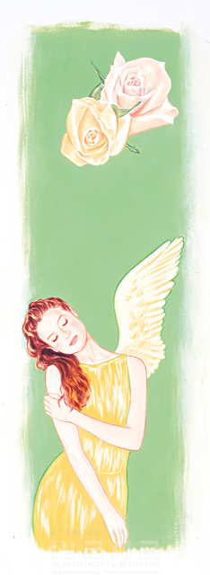 イラスト＆写真のストックフォトwaha（ワーハ）　女性、キャラクター、エコロジー、ナチュラル、天使　斉藤 ユノ　9-1908c